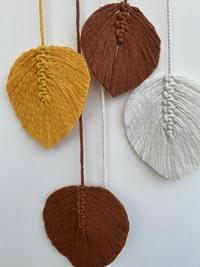 Gambar MACRAME DAUN HIASAN DINDING WALL HANGING HOME DECOR dari The Art Of Macrame undefined 2 Tokopedia