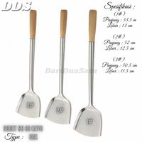 Gambar Sodet Spatula Stainless Gagang Kayu Jumbo - No.2 dari DariDuaSatu undefined 1 Tokopedia