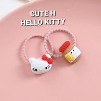 Gambar IKAT RAMBUT CUTE / KARET RAMBUT ANAK LUCU KOREA IMPORT / AKSESORIS - H hello kitty dari milanberry undefined 3 Tokopedia
