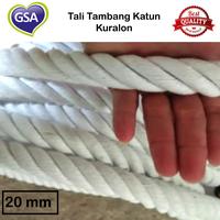 Gambar Tali Tambang Kuralon 18mm 20mm Katun Keras Guralon Putih Ikat Barang dari GSA Stock undefined 4 Tokopedia