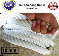 Gambar Tali Tambang Kuralon 18mm 20mm Katun Keras Guralon Putih Ikat Barang dari GSA Stock undefined 3 Tokopedia