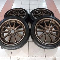 Gambar Velg Racing Murah CE28 Ring 17 Pcd 4x100/114.3 + Ban Accelera PHI R17 dari TOKOVELGBKS undefined 4 Tokopedia