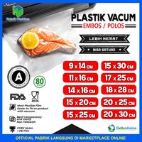 Gambar PLASTIK VACUUM VACUM VAKUM MAKANAN POLOS EMBOSSED EMBOS MEDIUM SIZE - EMBOS HITAM, 14X16 CM dari PabrikPacking undefined 1 Tokopedia