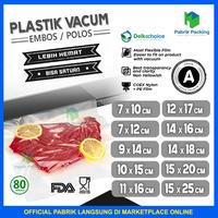 Gambar PLASTIK VACUUM VACUM VAKUM MAKANAN POLOS EMBOSSED EMBOS SMALL SIZE - EMBOS HITAM, 15X25 CM dari PabrikPacking undefined 1 Tokopedia