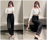 Gambar AB261524 Celana Panjang Aladin Training Jogger Wanita Korea Import dari Amelie Butik Wholesale undefined 2 Tokopedia