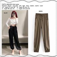 Gambar AB261524 Celana Panjang Aladin Training Jogger Wanita Korea Import dari Amelie Butik Wholesale undefined 1 Tokopedia