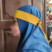 Gambar Bandana Koki Waiters - Biru Muda dari Pusat Kulak undefined 2 Tokopedia