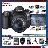 Gambar [NEW] KAMERA EOS CANON 70D + LENSA 18-55 STM Wifi - GARANSI 1 TAHUN - Paket Vlog dari GUDANGSALE- undefined 1 Tokopedia