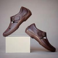 Gambar sepatu sandal kulit asli pria casual tua muda selop santai kerja murah - Tan, 41 dari CV.ARTHA NIAGA SATYA undefined 5 Tokopedia