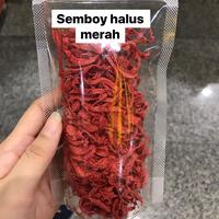 Gambar SEMBOY / SOMBOY / SEMBOI HALUS MERAH/PUTIH - MERAH dari Sekarlim undefined 3 Tokopedia