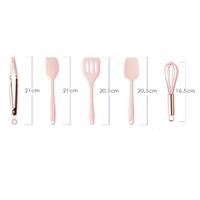 Gambar ELtamart Spatula Anak Set 5pcs Tong Pencapit Whisker Mini Rose Gold - Abu-abu dari ELtamart Official undefined 5 Tokopedia