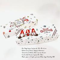 Gambar Box Bolu Gulung Dus Brownies Roll Cake Natal Hampers Christmas 30x10x6 dari Elite Box Designs undefined 1 Tokopedia