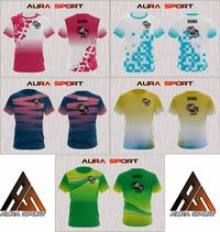 Gambar Jersey Baju Kaos Badminton BulutangKis Custom Satuan Murah - Desain 22, XS dari Aura Sport Konveksi undefined 1 Tokopedia