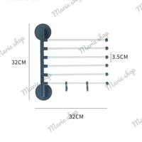Gambar [GH5B] GANTUNGAN HANDUK 5 BARIS - TOWEL HOLDER ROTATING - TOWEL RACK dari MARIE OS undefined 4 Tokopedia