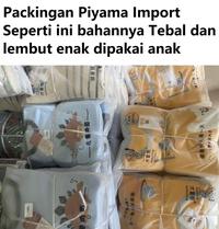 Gambar Piyama Anak Cowok Cewek Import 1 -- 12 Tahun Bisa COD - Motif F12, Size100 1-3Thn dari Berkualitas impor undefined 4 Tokopedia