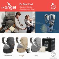 Gambar I-angel DR.DIAL Hipeseat Carrier (Gendongan Bayi) - Charcoal dari Bayibu_NEW undefined 1 Tokopedia