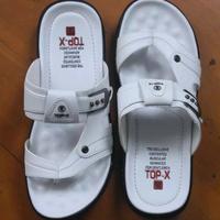 Gambar Sandal selop terbaru pria tebal sudah jahit original - Putih, 41 dari Pixyblackpinkshop undefined 2 Tokopedia
