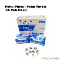 Gambar [Pak Besar] Paku Pines Tindis Mading - Thumb Tacks - isi 10 Pak Kecil dari blesstoresurabaya undefined 1 Tokopedia