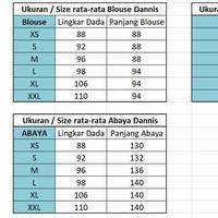 Gambar Abaya cantik Dannis Collection ukuran XS dan XL - Hitam, XS dari Dannis Fashion undefined 5 Tokopedia