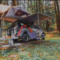 Gambar Side Awning Mobil Camping Overland Rangaroo - Kream, M dari Rangaroo Motoshop undefined 3 Tokopedia