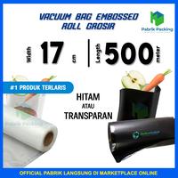 Gambar Plastik Vacum Vacuum Sealer Roll Embossed Delkochoice 17x500 Varian - Hitam dari PabrikPacking undefined 1 Tokopedia