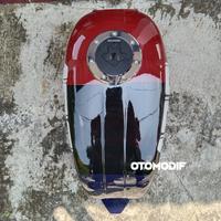 Gambar Tangki Custom Model BMW R9T Scrambler Tracker Brat Japstyle Caferacer dari XT500 undefined 4 Tokopedia