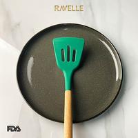 Gambar Ravelle SILICONE SLOTTED TURNER Slotted Turner - Sutil Spatula Silikon - Cotton dari Jawa Electrik undefined 2 Tokopedia