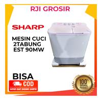 Gambar MESIN CUCI SHARP EST 90 MW 9KG 2 TABUNG 90MW 9 KG PURE MAGIC LOW WATT dari rjigrosir undefined 1 Tokopedia
