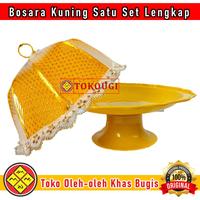 Gambar Piring Buah Bosara Satu Set Khas Bugis Makassar Lengkap Warna Kuning dari Tokougi undefined 3 Tokopedia