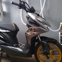 Gambar Modifikasi Beat Spakbor Depan Ninja Fi + Breket L Pnp 98% - Putih dari NZ023 MOTOSHOP undefined 2 Tokopedia
