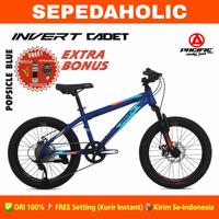 Gambar Sepeda Gunung MTB PACIFIC INVERT CADET 20 Inch 9 Speed Rem Cakram - Flash Black dari Sepedaholic undefined 5 Tokopedia