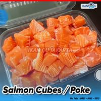 Gambar Salmon Steak Cube - Salmon Poke - Salmon Fillet Cubes Premium Grade - 100 gram dari Ikan Qu Jakarta undefined 1 Tokopedia
