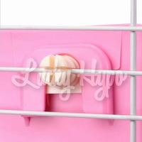 Gambar JP138 JP139 Jolly Hay Rack & Feeding Bowl Mangkok Makan Hay Kelinci - JP139 BLUE dari Lucky Hypo undefined 4 Tokopedia