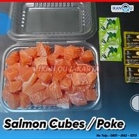 Gambar Salmon Steak Cube - Salmon Poke - Salmon Fillet Cubes Premium Grade - 100 gram dari Ikan Qu Jakarta undefined 4 Tokopedia