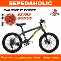 Gambar Sepeda Gunung MTB PACIFIC INVERT CADET 20 Inch 9 Speed Rem Cakram - Flash Black dari Sepedaholic undefined 4 Tokopedia