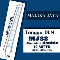 Gambar Tangga PLN MJ88 Double 6D | 12 Meter Sliding Sorong dari Malika Jaya Surabaya undefined 2 Tokopedia