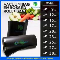 Gambar PLASTIK VACUM EMBOS / VACUUM SEALER ROLL EMBOSSED EMBOSS VARIAN 8x500 - Hitam dari PabrikPacking undefined 4 Tokopedia
