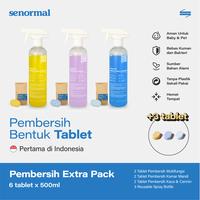 Gambar Senormal Clean Home EXTRA PACK (6 tablets + 3 botol 500ml) dari Senormal undefined 1 Tokopedia