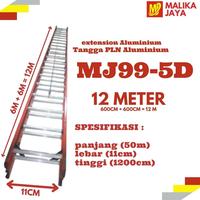 Gambar Tangga PLN MJ88 Double 6D | 12 Meter Sliding Sorong dari Malika Jaya Surabaya undefined 3 Tokopedia