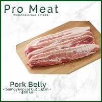Gambar Daging babi Samcan / Pork Belly Slice / Samgyeopsal 1.5cm (SKIN OFF) dari Pro Meat undefined 1 Tokopedia