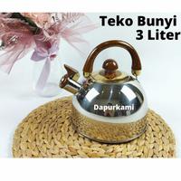 Gambar Teko Bunyi Whistling Kettle 3 Liter Stainless Steel Rosh dari Zaydan721 undefined 1 Tokopedia
