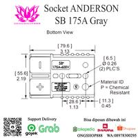Gambar Socket Battery Anderson SB 175A 600V Grey For Forklift SB175A dari ongshop888 undefined 4 Tokopedia
