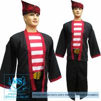 Gambar Baju Pangsi Jawara Jawa Timuran 1 set - Hitam, XL dari Galery Busana Adat undefined 1 Tokopedia