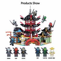 Gambar Mainan Anak Lego Blok Bangunan Kuil Ninja Airjutsu dari AM-PEGASUS undefined 3 Tokopedia