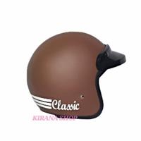 Gambar Helm Dewasa | Helm Bogo Classic Warna Coklat Doff - Helm Aja, All Size Dewasa dari Kirana Shop77_NEW undefined 5 Tokopedia