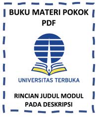 Gambar Modul Universitas Terbuka UT Pdf dari Baba Retail Store undefined 1 Tokopedia