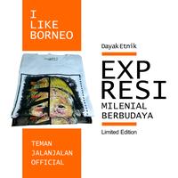 Gambar Kaos Batik Kaos Etnik Dayak Original Distro Pria - Navy, XL dari boowshop undefined 4 Tokopedia