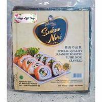 Gambar Paket Nori Sushi 50's dan Bambu 1pc Halal Bahan Sushi dari Khanza.star undefined 3 Tokopedia