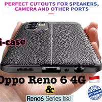 Gambar Reno6 Series indonesia Soft Case Leather Clasic Oppo reno 6 4G 5G Pro - RENO 6 5G dari i-case undefined 1 Tokopedia