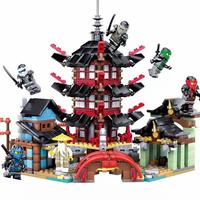 Gambar Mainan Anak Lego Blok Bangunan Kuil Ninja Airjutsu dari AM-PEGASUS undefined 2 Tokopedia